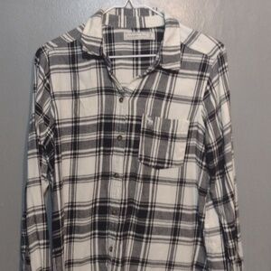 Abercrombie & Fitch Flannel Shirt Plaid Size med